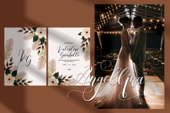 Angellina Font Poster 4