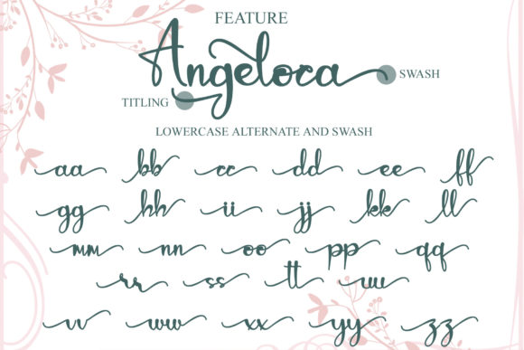 Angeloca Font Poster 8