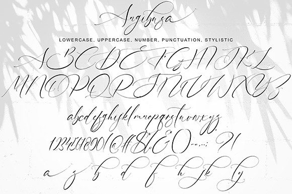 Angibusa Font Poster 11