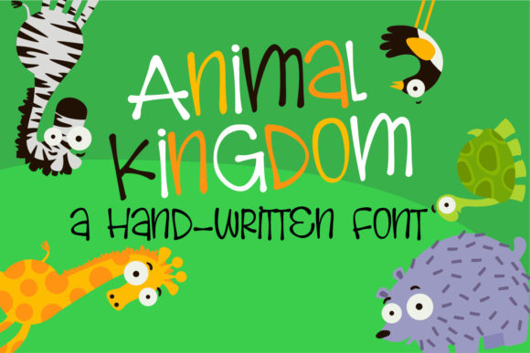 Animal Kingdom Font Poster 1