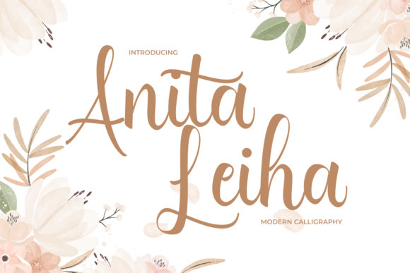 Anita Leiha Font Poster 1