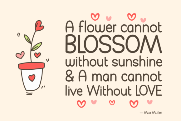 Anita Love Font Poster 3