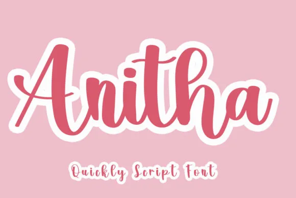 Anitha Font Poster 1