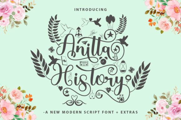 Anitta History Font