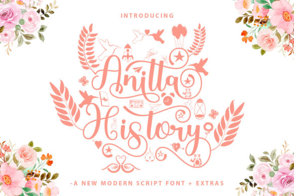 Anitta History Font Poster 8