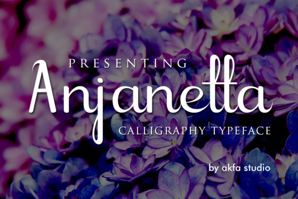 Anjanetta Font Poster 1