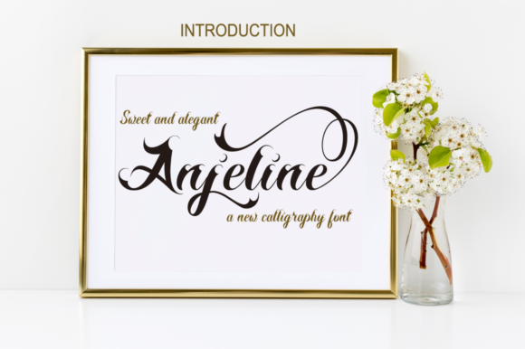 Anjeline Font Poster 1