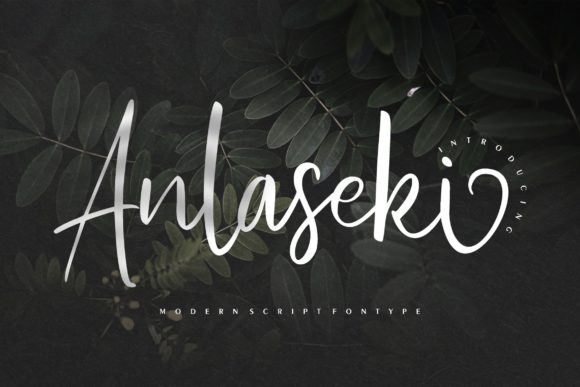 Anlaseki Font Poster 1