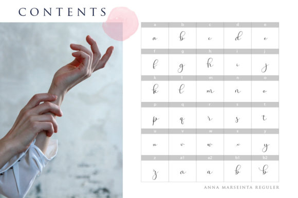 Anna Marseinta Font Poster 12
