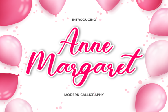 Anne Margaret Font Poster 1