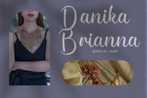 Annika Danika Font Poster 5