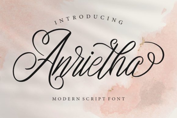 Anrietha Font Poster 1