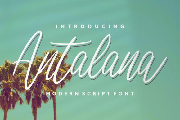 Antalana Font Poster 1