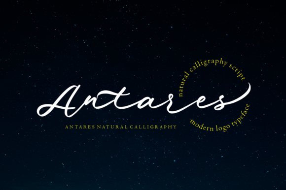 Antares Font Poster 1