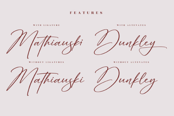 Antariskalia Signature Font Poster 12
