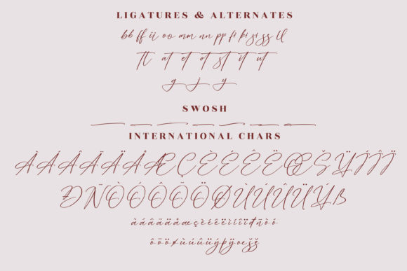 Antariskalia Signature Font Poster 14