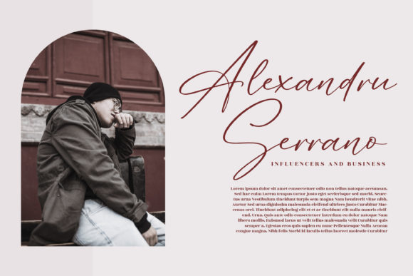 Antariskalia Signature Font Poster 9