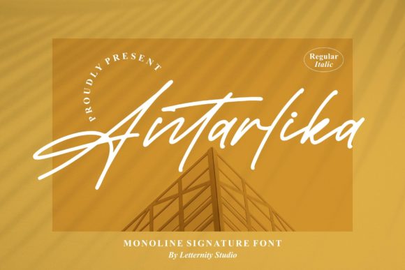 Antarlika Font Poster 1