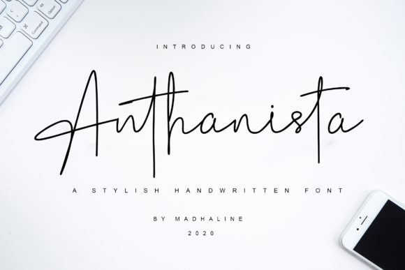 Anthanista Font Poster 1