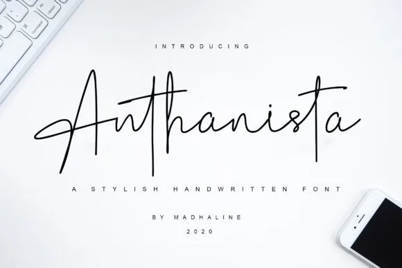 Anthanista Font Anthanista Font Poster 1