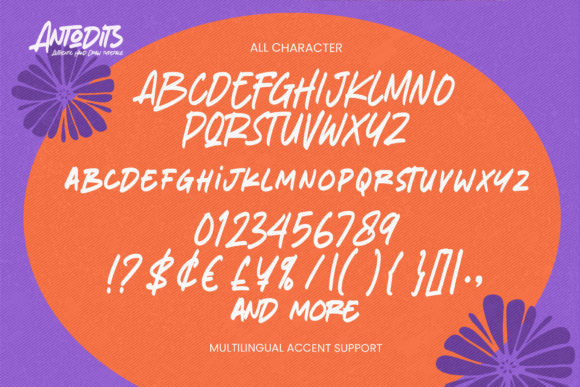 Antodits Font Poster 6