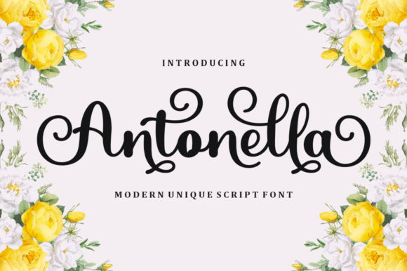 Antonella Font Poster 1