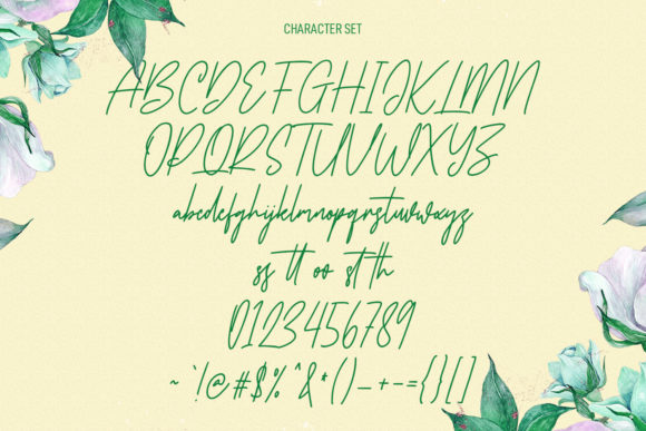 Antrophys Script Font Poster 8