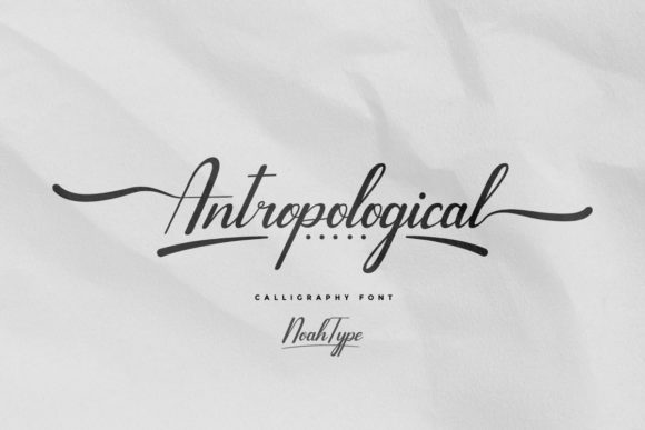 Antropological Font Poster 1