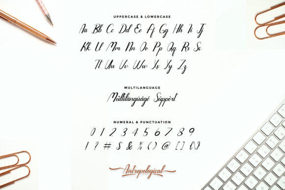 Antropological Font Poster 4