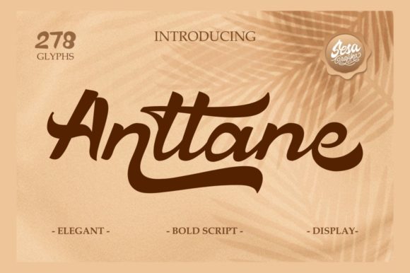 Anttane Font Poster 1
