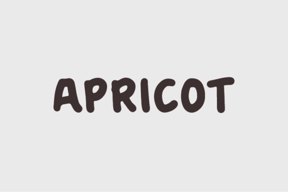 Apricot Font Poster 1