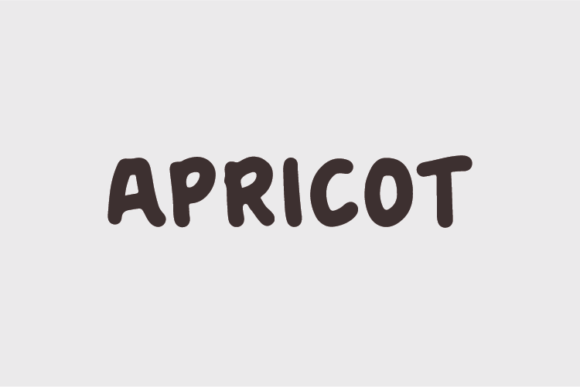 Apricot Font