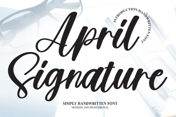 April Signature Font