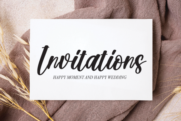 April Signature Font Poster 5
