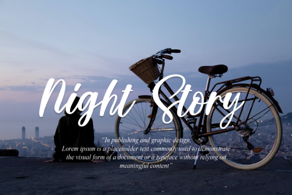 April Signature Font Poster 6