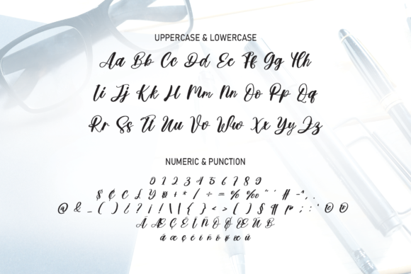 April Signature Font Poster 7