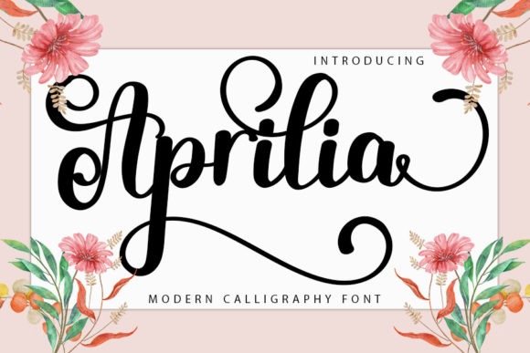 Aprilia Font Poster 1