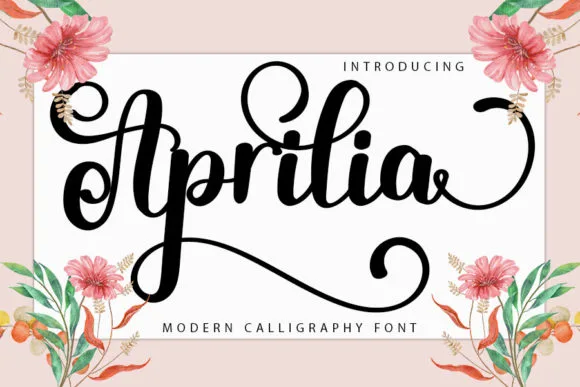 Aprilia Font Aprilia Font Poster 1