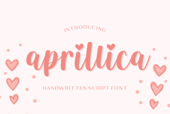 Aprillica Font Poster 1