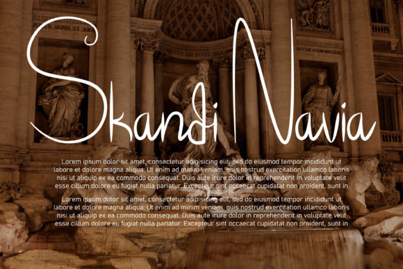 Aqiente Font Poster 2
