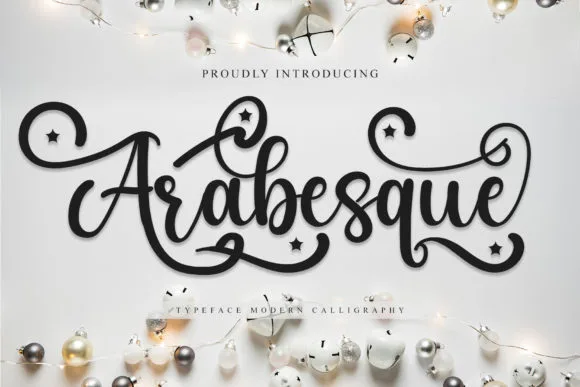 Arabesque Font Arabesque Font Poster 1