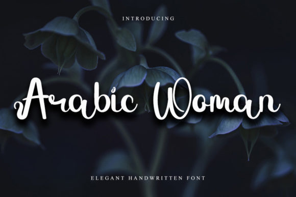 Arabic Woman Font Poster 1