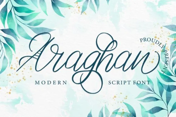 Araghan Font Araghan Font Poster 1