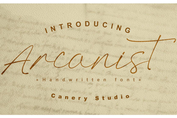 Arcanist Font Poster 1