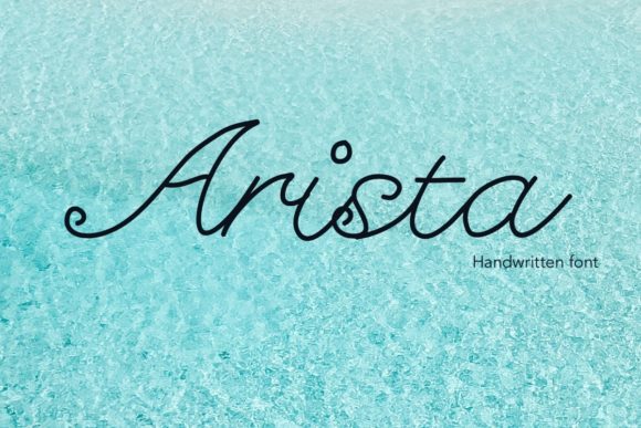 Arista Font Poster 1