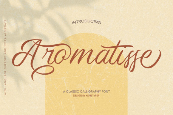 Aromatise Font Poster 1