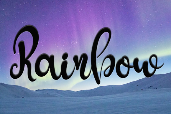 Arowana Font Poster 2