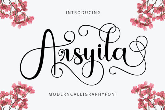 Arsyila Script Font Poster 1