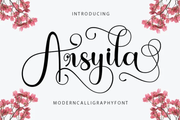 Arsyila Script Font Poster 1