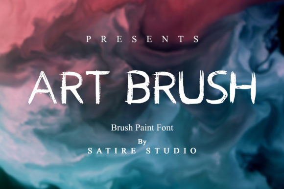 Art Brush Font Poster 1